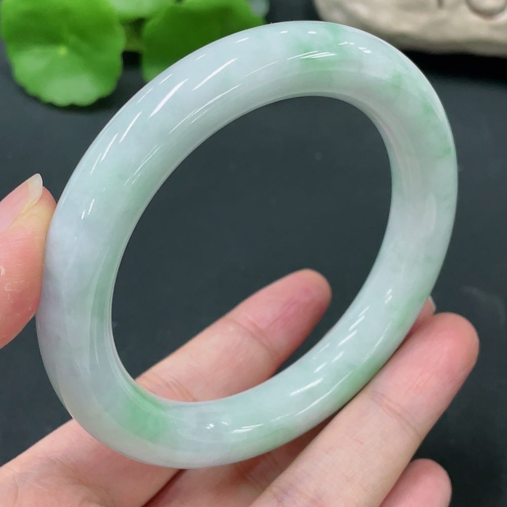 F23604166 Jadeite round bracelet circumference 57.7 total weight 72.742g