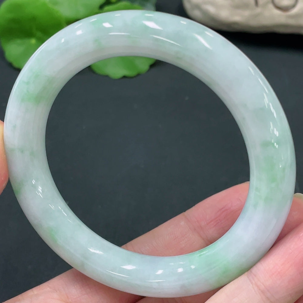 F23604166 Jadeite round bracelet circumference 57.7 total weight 72.742g
