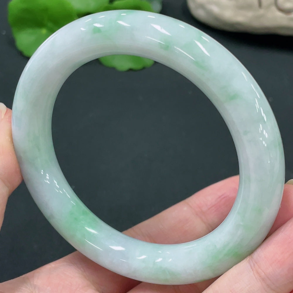 F23604166 Jadeite round bracelet circumference 57.7 total weight 72.742g