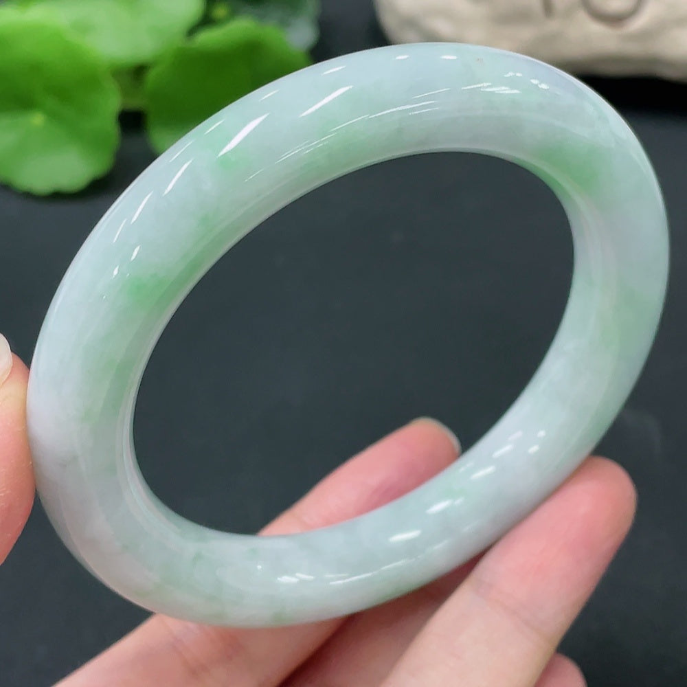 F23604166 Jadeite round bracelet circumference 57.7 total weight 72.742g