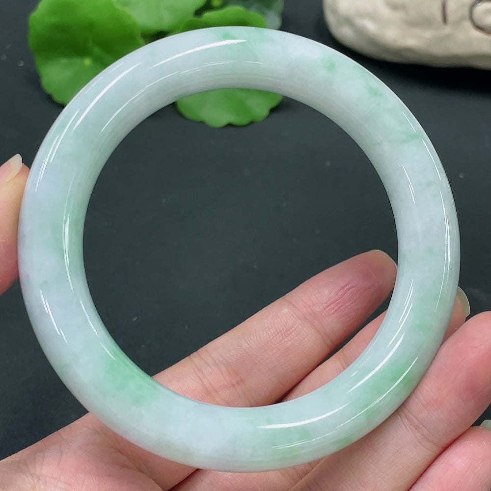 F23604166 Jadeite round bracelet circumference 57.7 total weight 72.742g