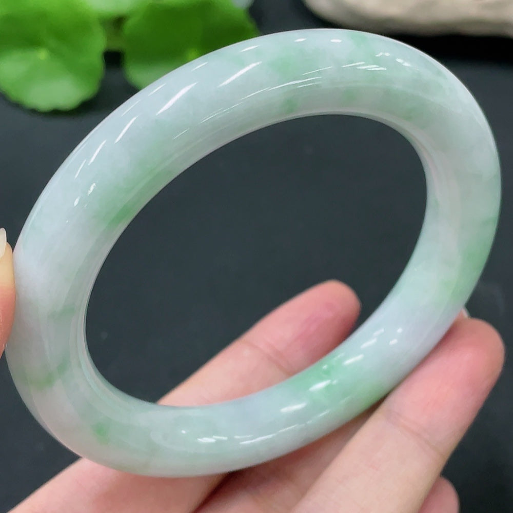 F23604166 Jadeite round bracelet circumference 57.7 total weight 72.742g
