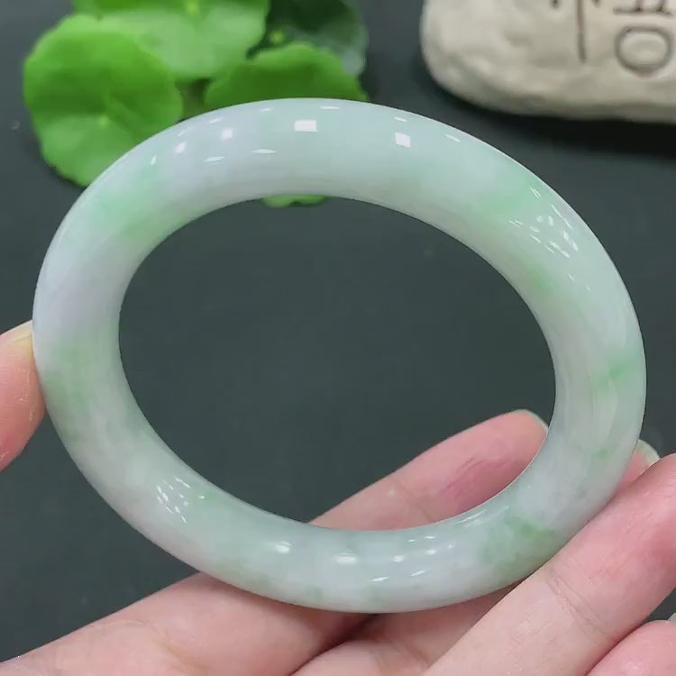 F23604166 Jadeite round bracelet circumference 57.7 total weight 72.742g